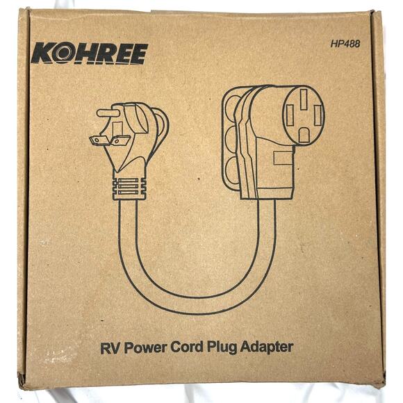 Kohree RV Plug Adapter 18" 30A Male to 50A Female Power Cord - Picture 12 of 12